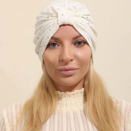 Fashionable Ruffled Square Indian Casual Ladies' Bauble Hat Muslim Solid Color Sequin Hijab America Hot Selling HeadScarf