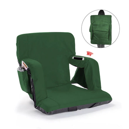 Removable High Back Bleachers Chair Portable Football Adjustable Back Stadium Chairs Custom Logo Metal for Outdoor Use