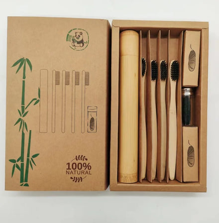Wholesale Eco Friendly Bamboo Toothbrush Biodegradable Customize Manufacturer Bamboo Toothbrush