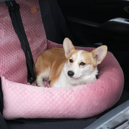 Hot Sale Waterproof Scratch Proof Winter Fashion Rectangle Pet Bed Large Dog Seat Cover for Back Seat Use Removable Car Seat for