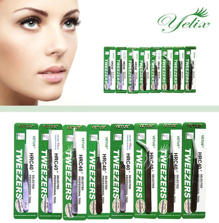 Professional Volume Lash Tweezers for 3D 4D 6D Lashes Vetus ST Anti Static Precision Closed Tips With Exceptional Grip Ideal