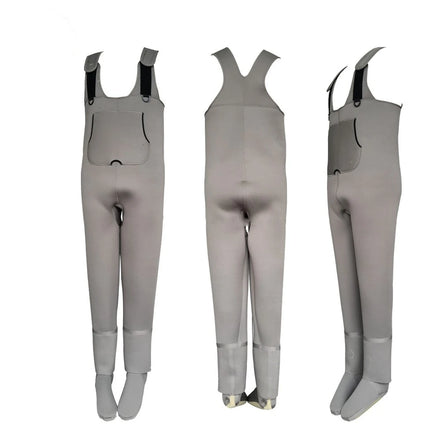 HITU OT5202 Wholesale Outdoor Camping Hunting Waterproof PVC Chest Suit Fishing Wader With Boot
