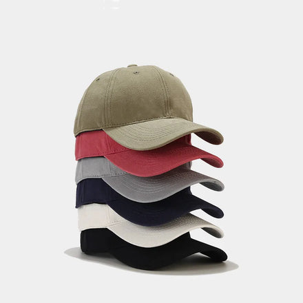 Wholesale 6-Panel Cotton Baseball Cap Funny Blank Sports Hat for Men & Women Vintage Formal Dad Hat
