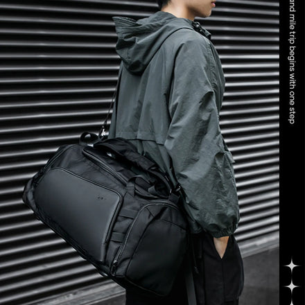 Customized Logo Waterproof Sport Weekend Duffel Bags Backpack Travel Bag Luggage for Men OEM Unisex National Zipper Pure Color