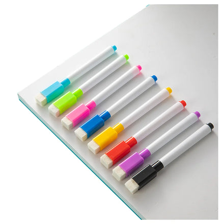 Erasable Wholesale Multicolor Marker with Eraser Promotional White Board Marker Pen Dry Erase Colorful Magnet Whiteboard Marker