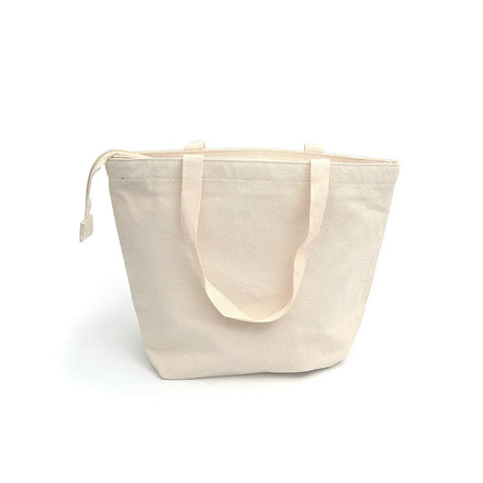 OEM Customized Cotton Zip Bag High Quality Cotton Duffle Bag Fashionable Vegetable Bag Cotton