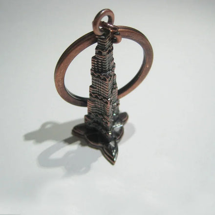 Burj Khalifa Tower Custom Souvenir Metal Tower 3D Buildings Keychain