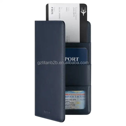 Fantasy Multifunction Large Capacity Travel Family Leather Passport Holder Wallet Custom Passport Covers