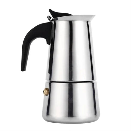 Italian Coffee Maker Electric Moka Pot Induction Coffee Pot Stainless Steel Stovetop Moka Pot Espresso