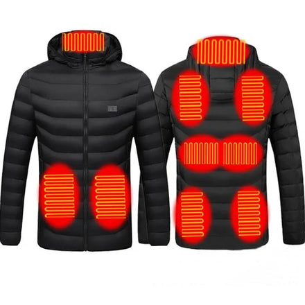 Trendy Stylish Hooded Eco-Friendly Breathable Woman Men Warm Outdoor Winter Casual Long Sleeve Heated Zipper Jacket for Women