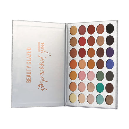 Beauty Glazed 35 Pan Eyeshadow Palette Luxury Eye Shadow Shimmer Palette Fard a Paupiere Luxe Eyeshadow Palettes