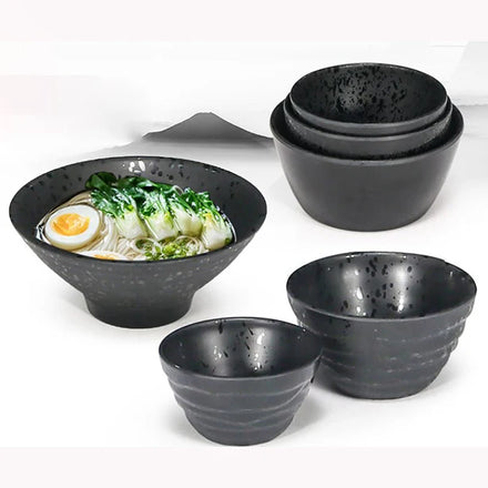 High Quality Japanese Household Tableware Melamine Small Soup Rice Bowl Noodle Bowl