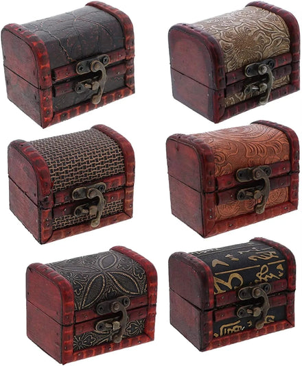 Chinese Style Retro Wooden Storage Chest Pine Wedding Gift Box Kids Jewelry Chest Treasure Box Polished Technique