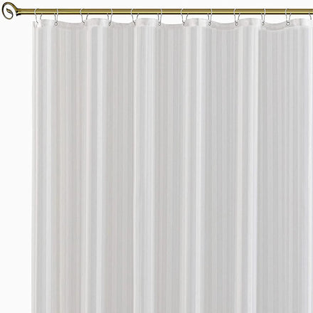 Shower Curtain Waterproof Mildew Proof Bath Curtains Thick Polyester Cloth Bathtub Partition Curtain With Hooks Bathroom Decor