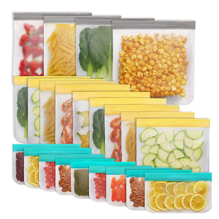 Hot Sale Eco Friendly Leakproof Reusable Freezer Liquid Food Storage Bag With Reusable Ziplock Bags