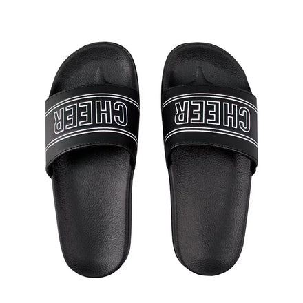Trendy Gymnastics Team Sandals Colorful Custom logo Printing Cheer Dance Slide Sandals