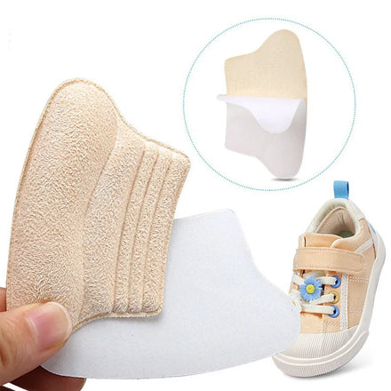 Memory Foam Heel Grips Liner Cushions & Cups Inserts for Loose Shoes Cuttable Kids 38g/pair Baifangyi