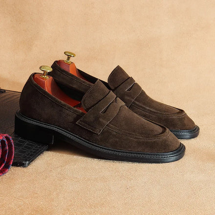 New Design Plus Size Men's Breathable Cow Genuine Leather Oxford Shoes Formal Business Office Career Professional Dress Shoes