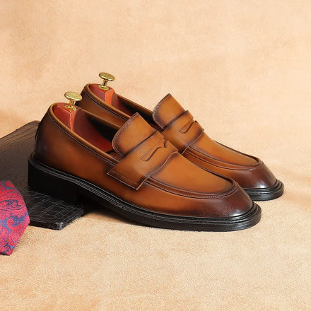 New Design Plus Size Men's Breathable Cow Genuine Leather Oxford Shoes Formal Business Office Career Professional Dress Shoes