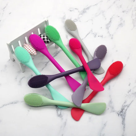 Silicone Facial Mud Clay Mask Applicator Brush Clean Tools Face Skin Care Mask Brush