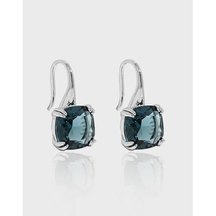 S925 Sterling Silver Designer Statement Earrings Temperament Inlaid Zircon Hoop Earrings 18K Gold Earrings Women Luxury Jewelry