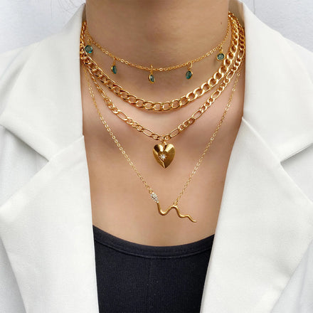 Gold Necklaces for Women Trendy Necklace Dainty Snake Jewelry