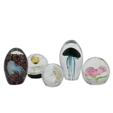 Hot Selling Modern Artistic Design Pink Petal Murano Glass Paperweight Exquisite Ornaments for Home Decor Crystal Vases