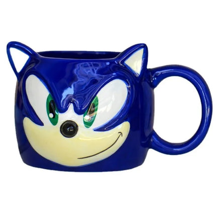 Factory Animation Hedgehog Mug Blue Animation Ceramic Doll Cup