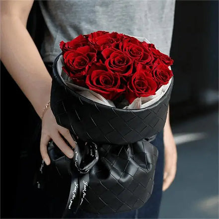 Q167 Valentine'S Day Gift Proposal Rose Bouquet Preserved Flower Wholesale Handmade Rose Bouquet Gift Wedding Proposal Bouquet