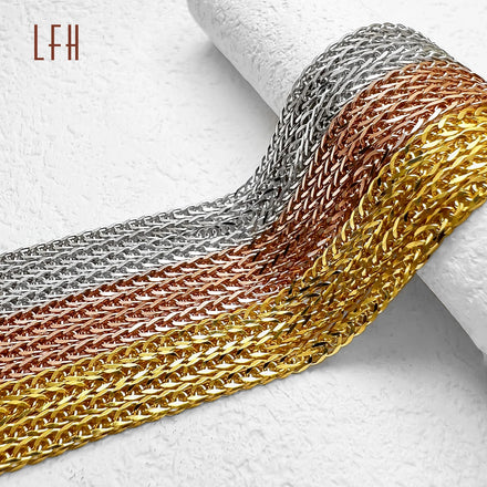 Bulk Sale Promotion Au750 18k Solid Gold Chopin Chain Pure 18k Gold Wholesale Gold Jewelry 18k Real