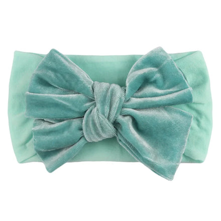 Wholesale Custom Toddler Baby Boutique Ribbon Hair Bows Big Bowknot Headband Baby Girl Ribbon Hair Bow Headband
