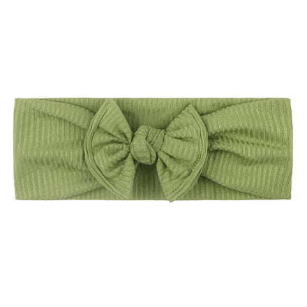 Baby Girl Nylon Headbands Baby Headband Soft Knot Accessories Speckle Stripe Lattice Indelible Turban Kids Headwear