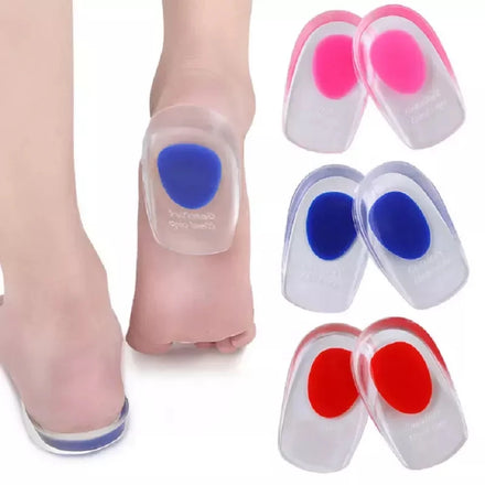 Soft Silicone Gel Orthopedic Insoles Back Pad Heel Cup for Feet Care Pain Health