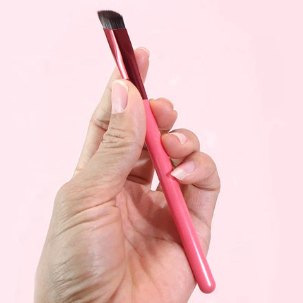 Tiktok Ins Hot Popular Square Head Angled Eye Brow Makeup Brush Private Label Customization Wild Eyebrow Brush