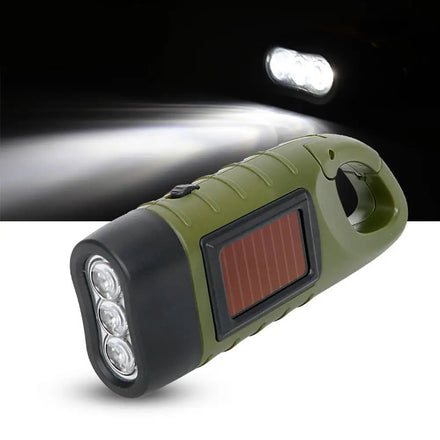 Emergency Used Outdoor Mini Portable Solar Energy Hand Crank Multi Function LED Light Lamp Durable Camping Hand Crank Lamp.