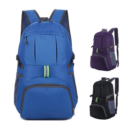 Foldable Casual Sports Backpacks Waterproof Bagpack Knapsack Folding Travel Bag for Hiking Climbing