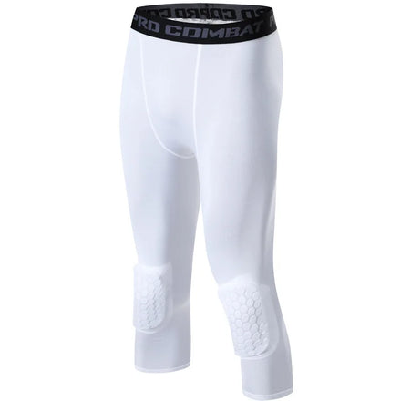 Fitness Quick Dry Compression Men Activewear Pants Male 3/4 Leggings Gym Yoga Tights