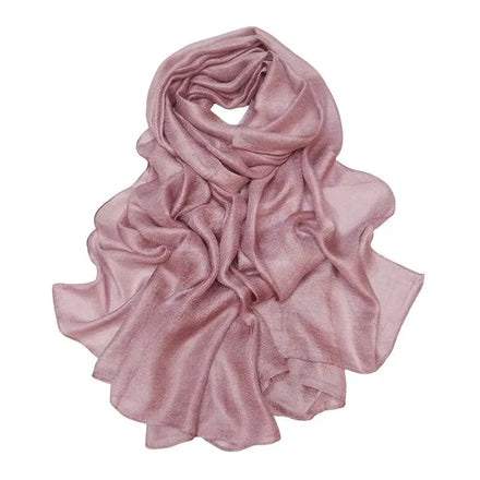 Ethnic Scarves & Shawls New Solid Color Soft Silk Linen Large Size Hearscarf Ladies Shawls Dutch Women Scarves Muslim Hijab
