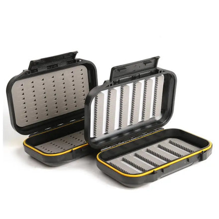 ABS Double Sides 135*88*36mm Fly Fishing Storage Box Waterproof Fishing Lure Hook Tackle Box