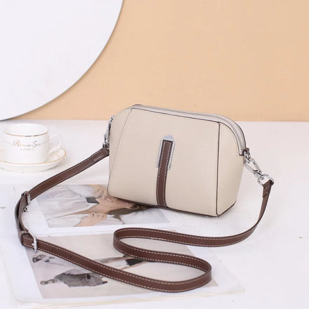 AndoBag Shoulder Crossbody Bags for Women Genuine Cow Leather Fashion Sling Bag Casual Female Small Square Bag 9189