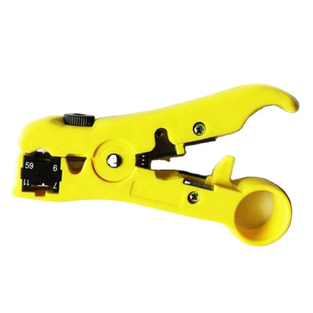 Multi-functional 352 Wire Coax Coaxial Stripping Tool for UTP/STP RG59 RG6 RG7 RG11 Universal Cable Stripper Cutter Pliers