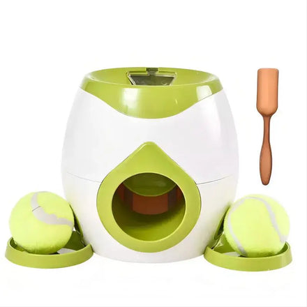Pawise Interactive Pet Ball Throwing Food Dispensing Feeder Dog Ball Launcher Treat Dispenser Toy Slow Feeding Reward Machine