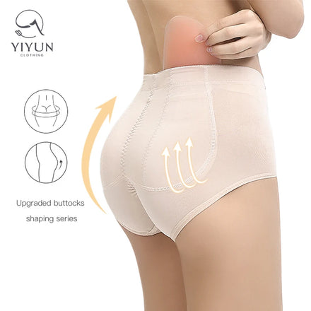 YIYUN High Elasticity Women's Underwear Butt Lifter Panty Hip Pads Padded Control Panties Medium Control Shapewear Free Sample