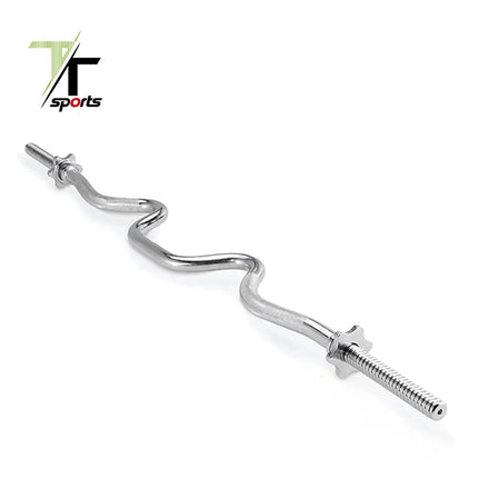 Gym Equipment Weightlifting Gym Ez Curl Barbell bar for Powerlifting