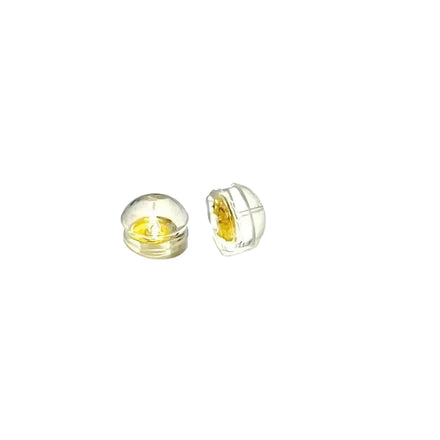 Certified 18K Gold Accessories Earplug Earplugs AU750 Ear Studs Female Accessories Silicone All-Matching Graceful