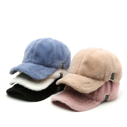 High Quality Woman Cap Hat Fashionable Velvet Baseball Cap Custom Velour Baseball Hat