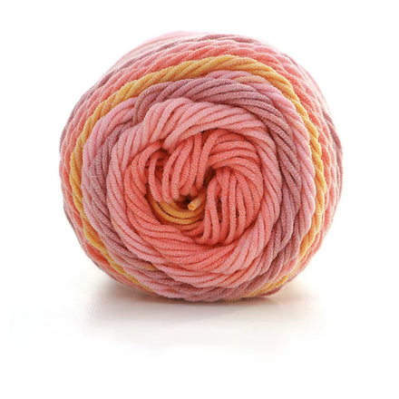 Cheap Acrylic & Cotton Blend Yarn Rainbow Cake Yarn for Crochet and Knitting High Tenacity Strong