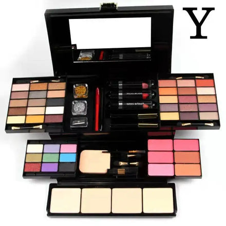 331NA Miss Rose Professional Vanity Makeup Kit All-In-One Christmas Gift Set for Girls Cosmetic Vanity Makeup Set with Mirror