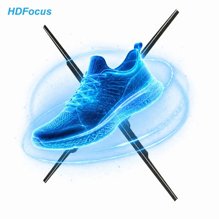 HDFocus 65cm 3D Hologram Advertising Fan WiFi Hologram LED Fan with HD Resolution 3840x1024