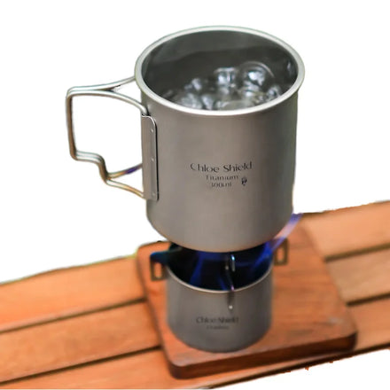 Portable Mini Alcohol Stove Burner for Outdoor Camping Picnic & Backpacking for Outdoor Cooking & Tripod Furnace